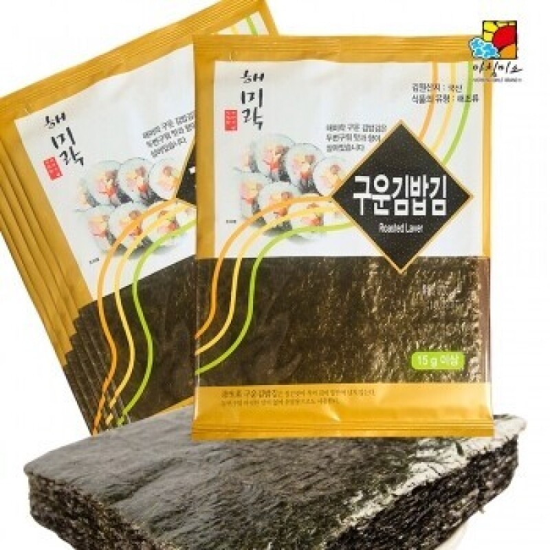 강원마트 더해담,구운김밥김 10매 x 10봉